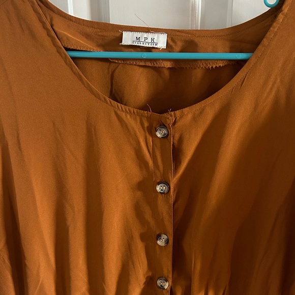 Orange summer dress - Picture 2 of 3